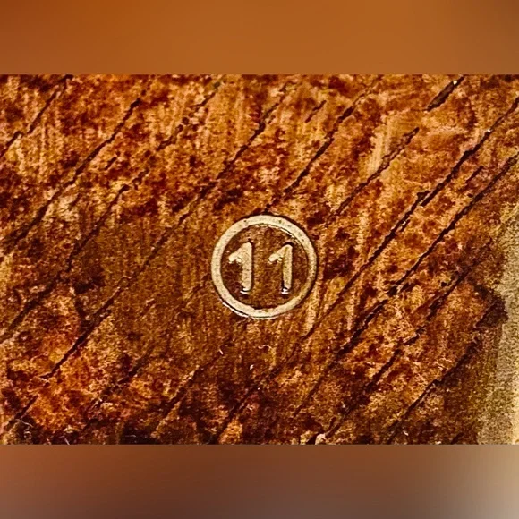 NWOB C Comfort Est. 1946 Cognac Brown Strappy Heeled Sandals - Picture 9 of 11